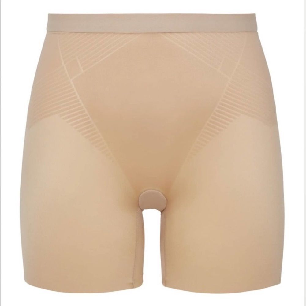 Spanx Women's Thinstincts 2.0 High-Waisted Mid-Thigh Shorts NWT $72